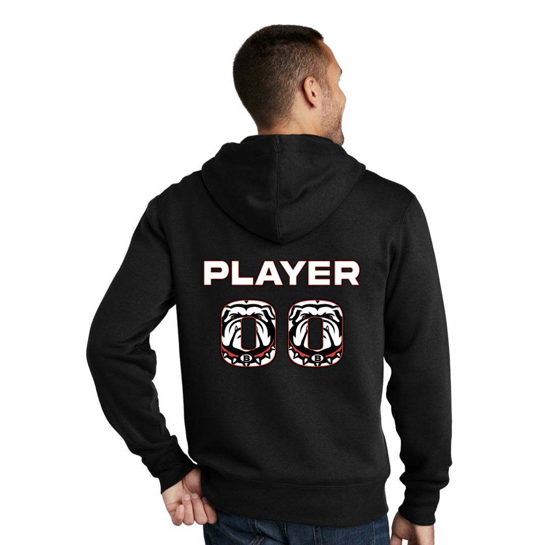 Bulldogs Football Personalized Hoodie