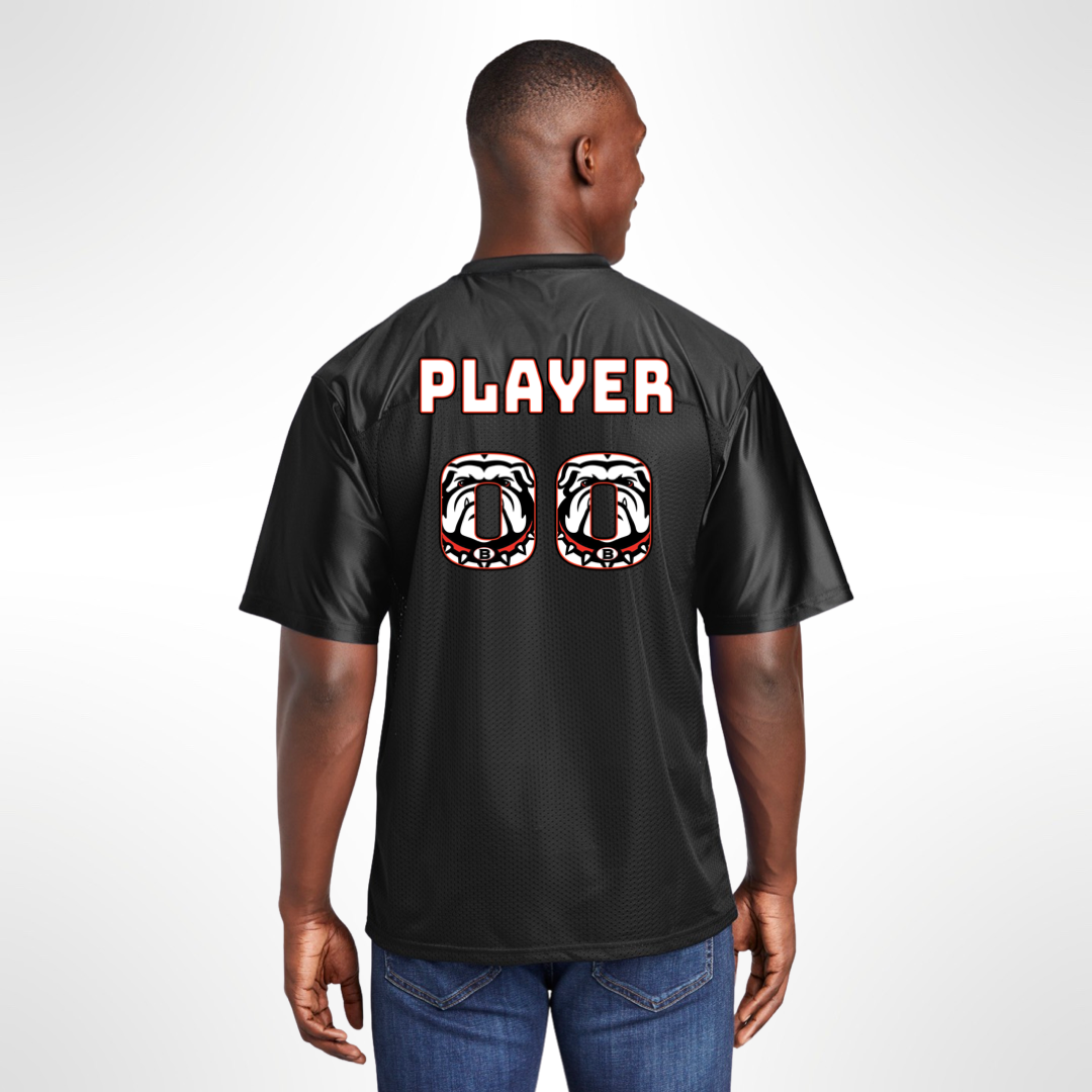Bulldogs Football Men's Personalized Football Jersey