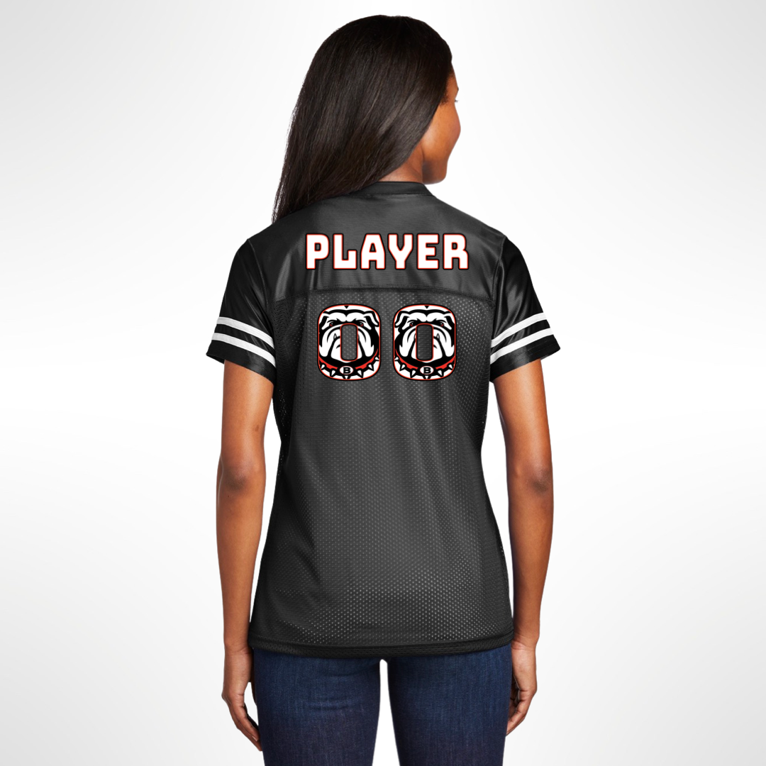 Bulldogs Football Women's Personalized Football Jersey