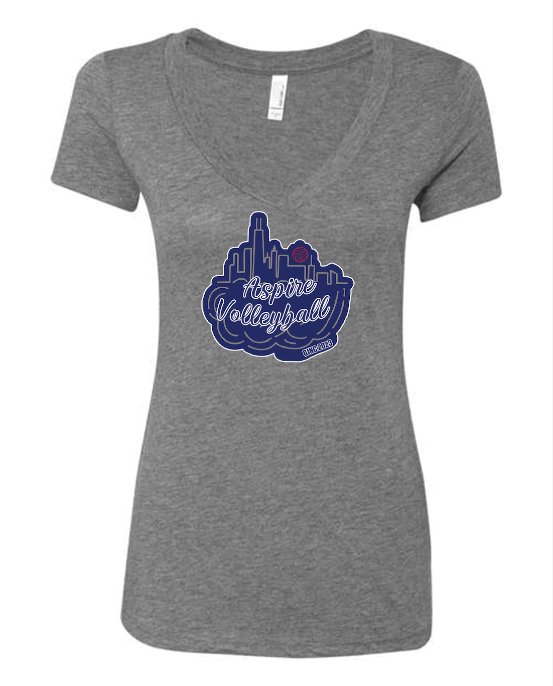 Aspire Volleyball Nationals Women's V-Neck T-Shirt