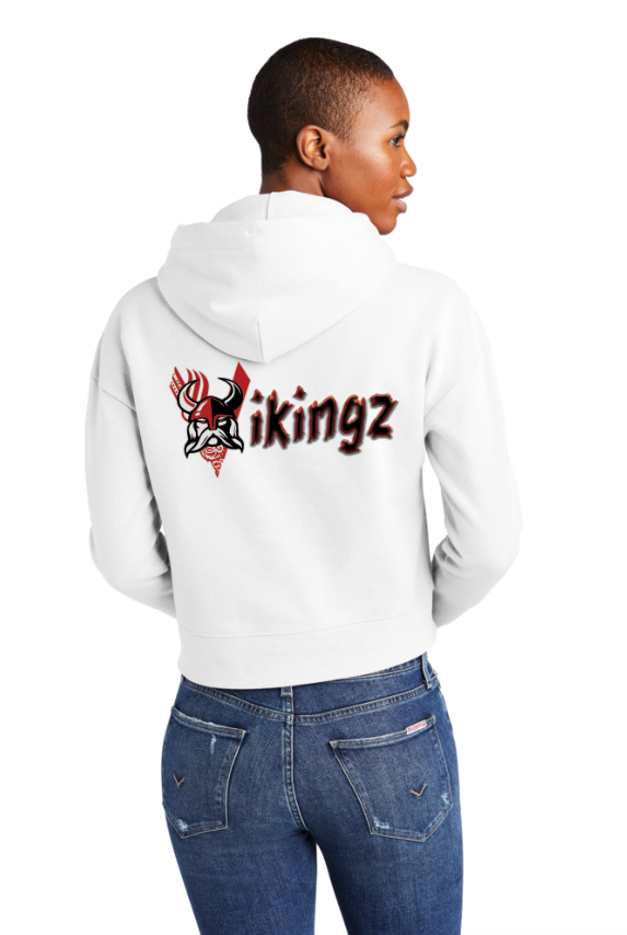 Vikingz Football Women's Crop Hoodie