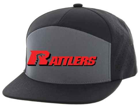 Rattlers Football Hydro Color Block 7 Panel Hat