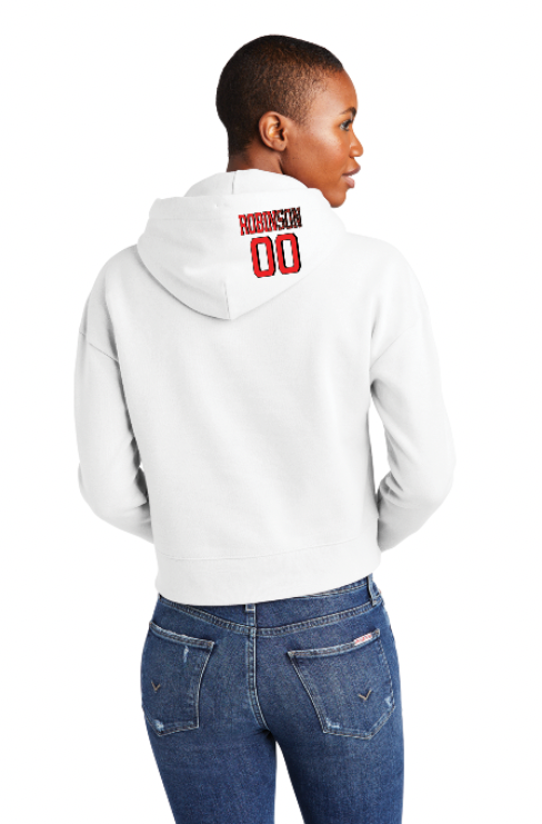 Rattlers Football Women's Personalized Crop Hoodie