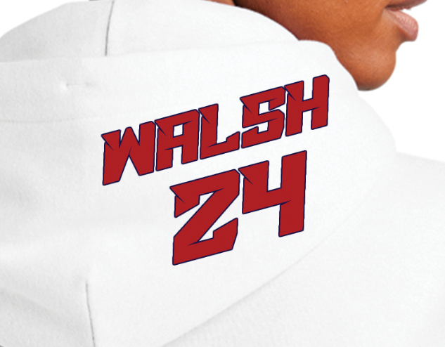 McClintock Chargers Basketball Senior Mom Cropped Hoodie 1