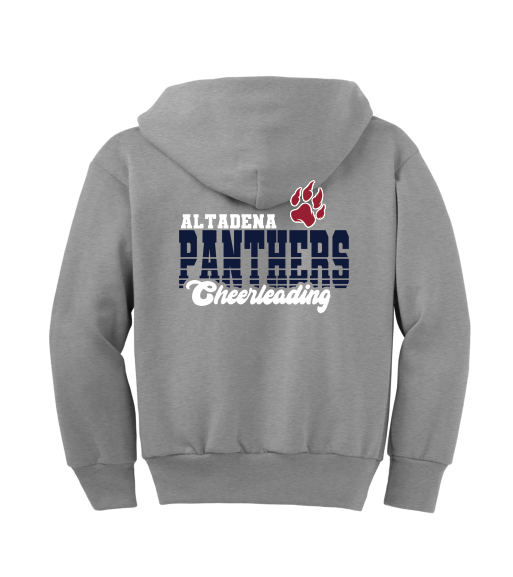 Altadena Panthers Cheerleading Personalized Zip-Up Hoodie