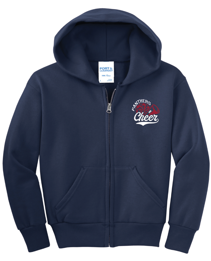 Altadena Panthers Cheerleading Personalized Zip-Up Hoodie
