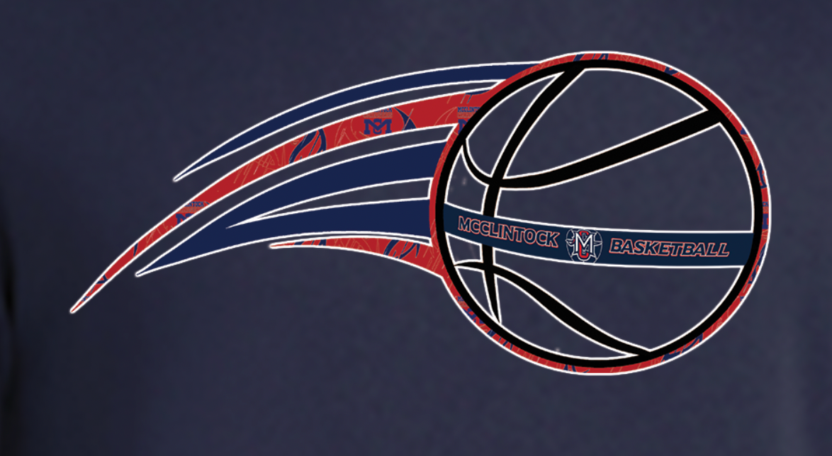 McClintock Chargers Basketball Performance T-Shirt 2