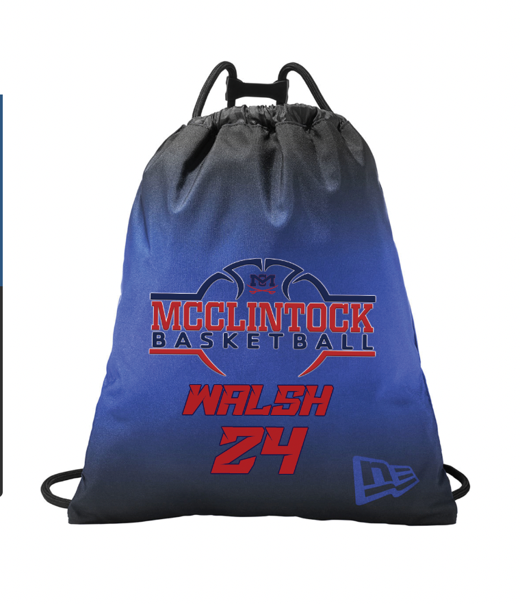McClintock Chargers Basketball New Era Cinch Bag