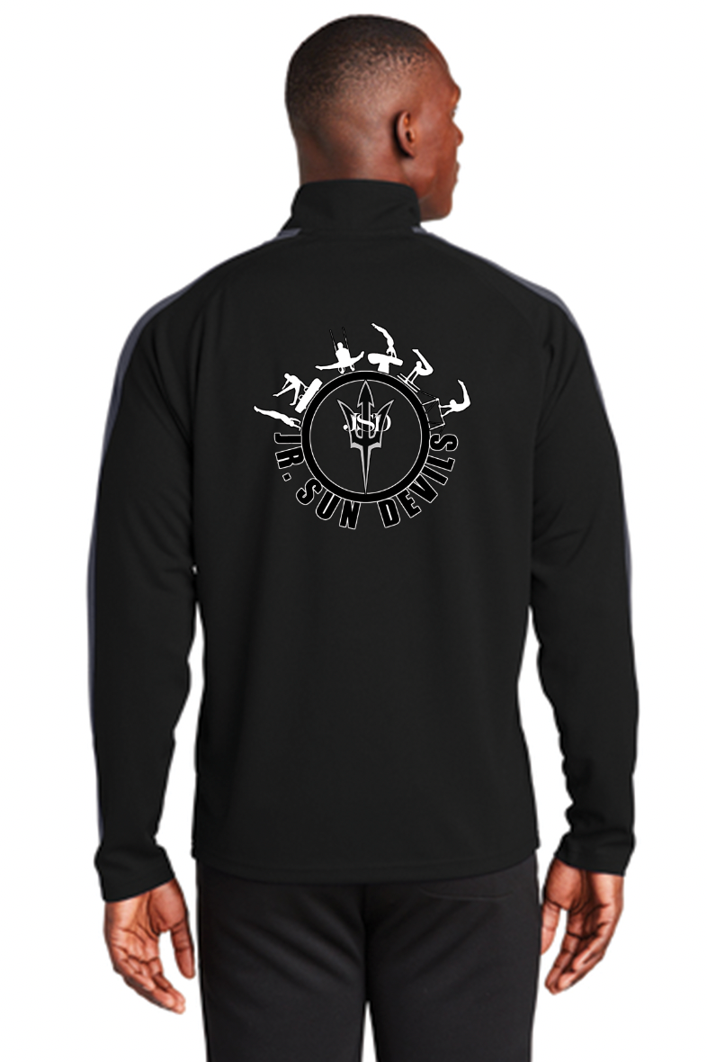 Aspire JSD Team Unisex Sport-Tek® Sport-Wick® Textured Colorblock 1/4-Zip Pullover