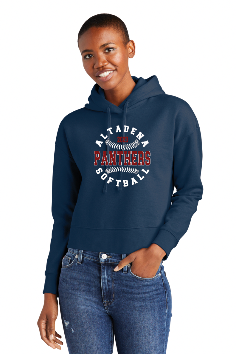 Altadena Softball Women's Cropped Hoodie 1