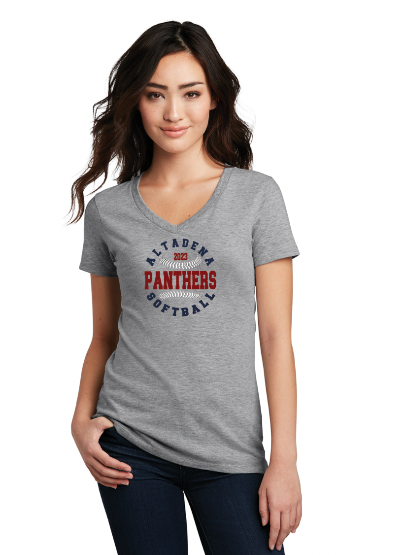 Altadena Softball Women's V-Neck T-Shirt 1