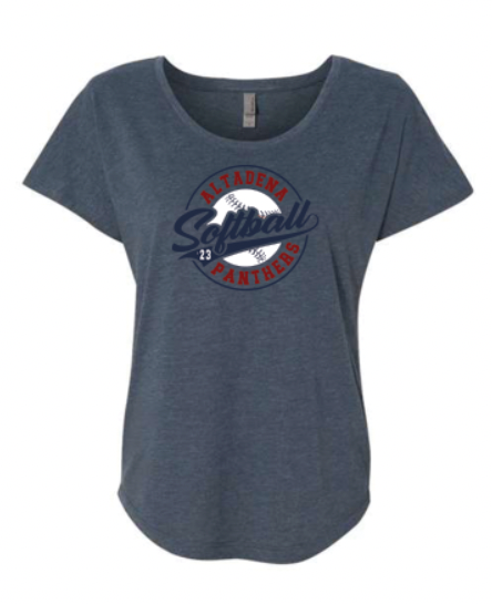 Altadena Softball Women's Dolman T-Shirt 2