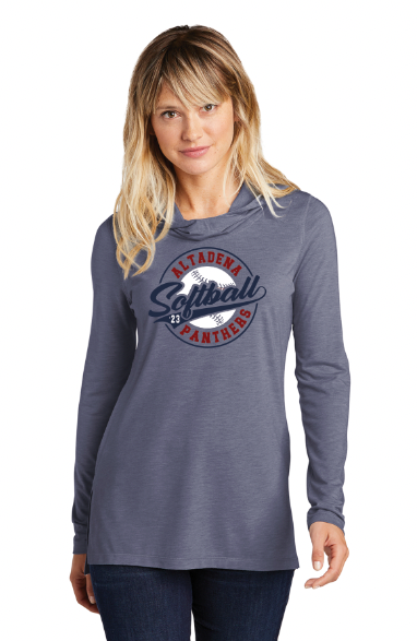 Altadena Softball Women's Sport-Tek Tri-Blend Wicking Long Sleeve Hoodie 2