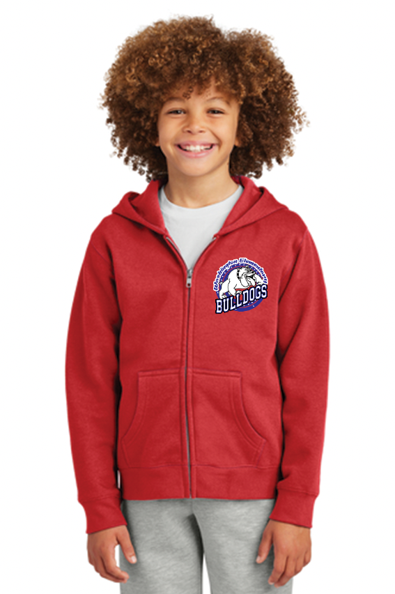 Washington Bulldogs Zip-up Hoodie