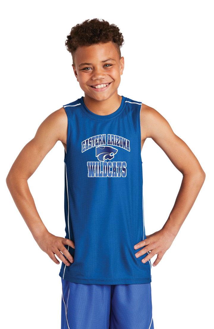 Eastern AZ Wildcats Football Sport-Tek® PosiCharge® Mesh Reversible Sleeveless Tee