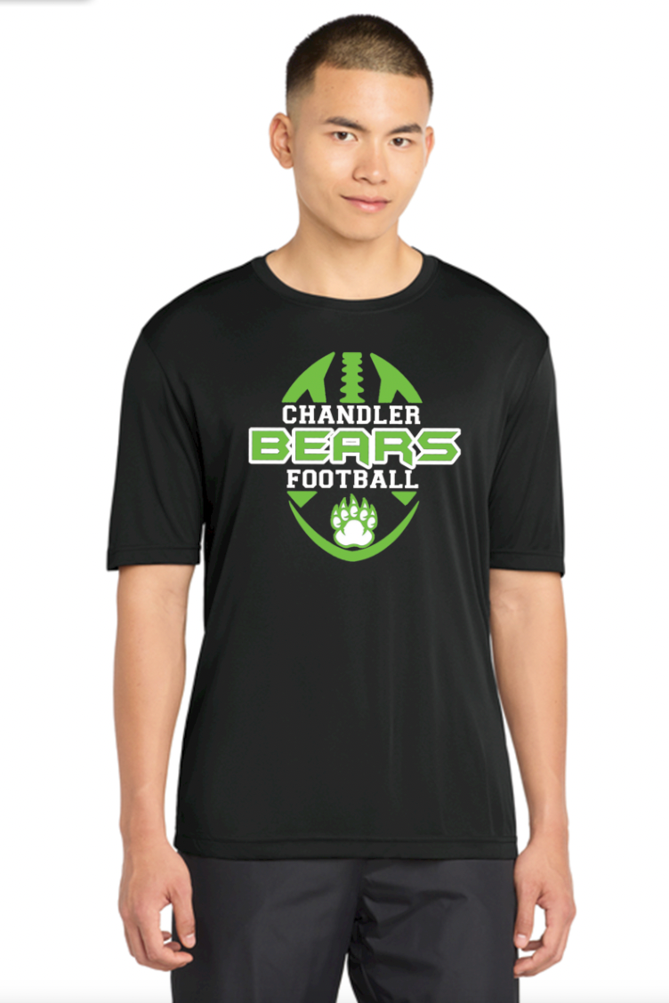 Chandler Bears Football Performance T-Shirt