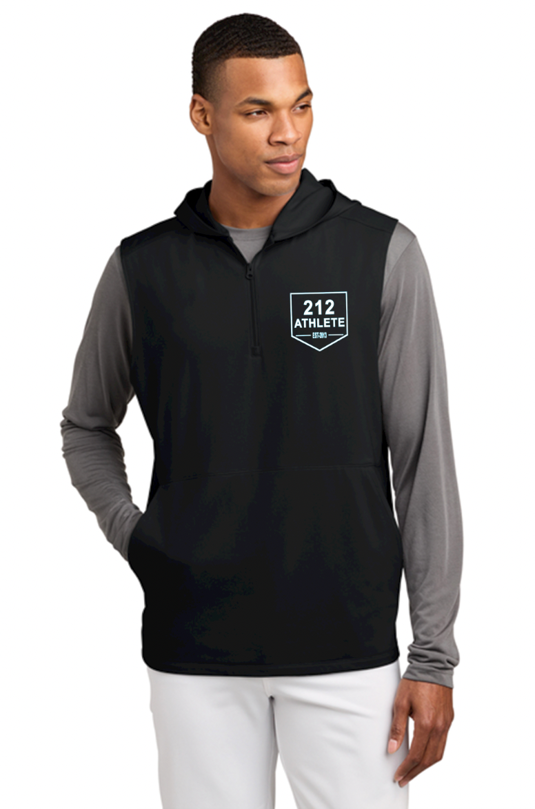 212 Athlete Baseball Sport-Tek® Sport-Wick® Stretch Sleeveless Hooded 1/4-Zip