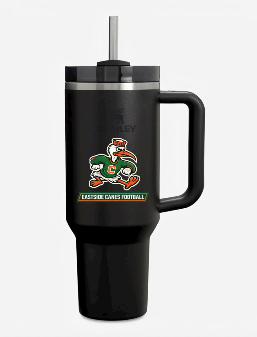 Eastside Canes Football Stanley Cup with Decal