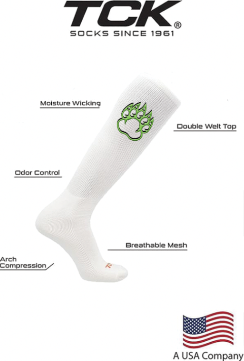 Chandler Bears Football Over the Calf Socks