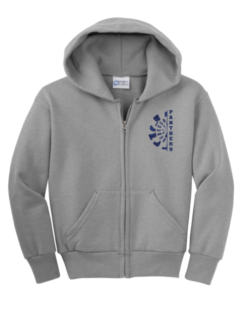 Altadena Panthers Cheerleading Personalized Zip-Up Hoodie