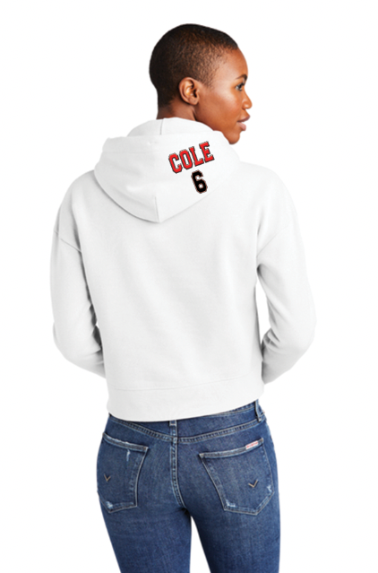Steelers Football Women's Personalized Crop Hoodie