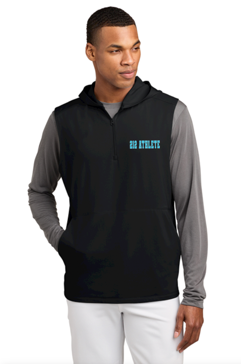 212 Athlete Baseball Sport-Tek® Sport-Wick® Stretch Sleeveless Hooded 1/4-Zip