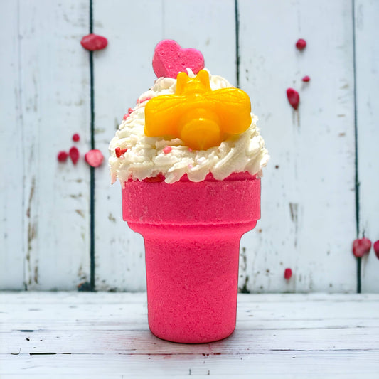 Ice Cream Bath Bomb - Pink