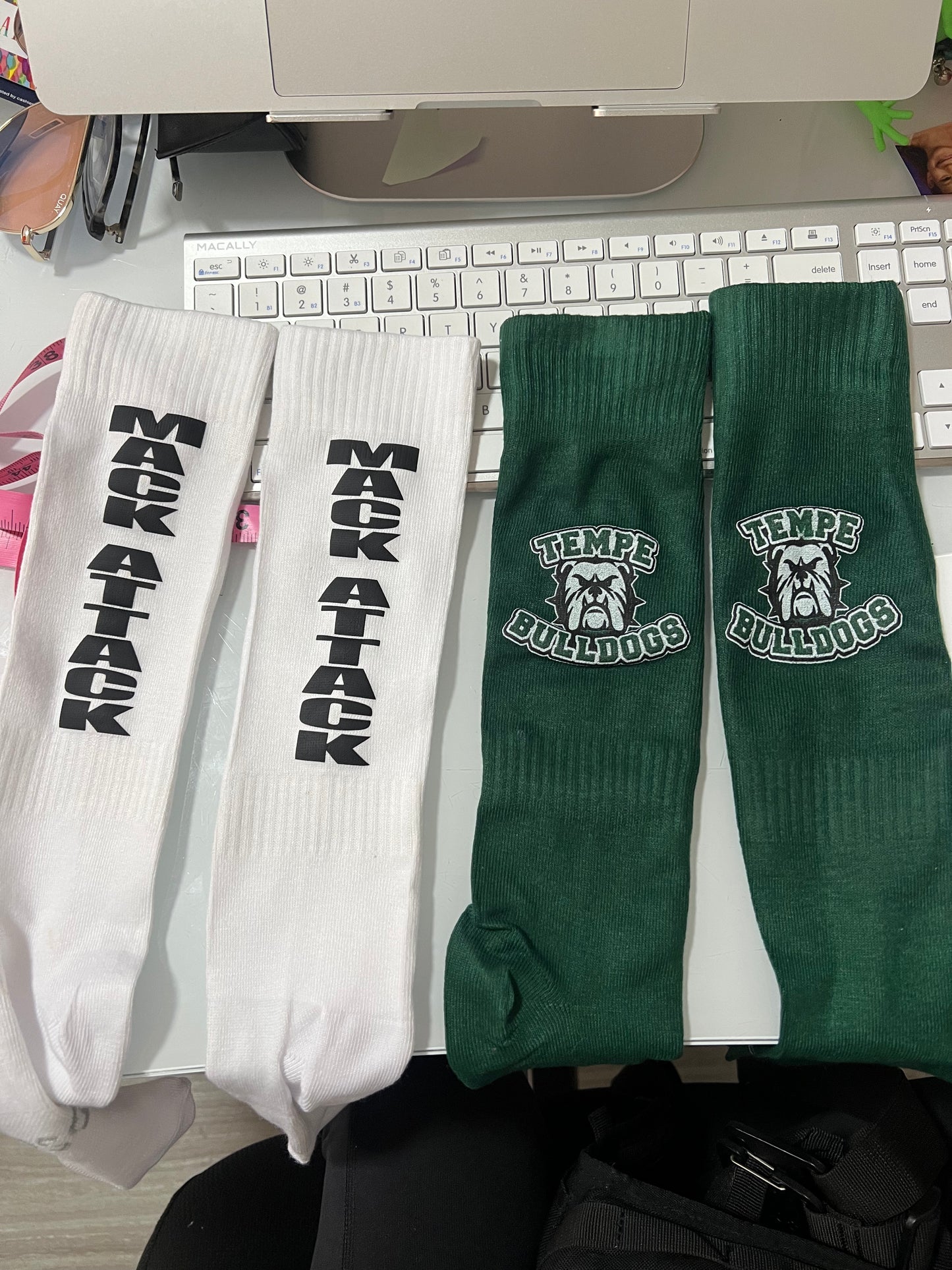 Tempe Bulldogs Over the Calf Socks
