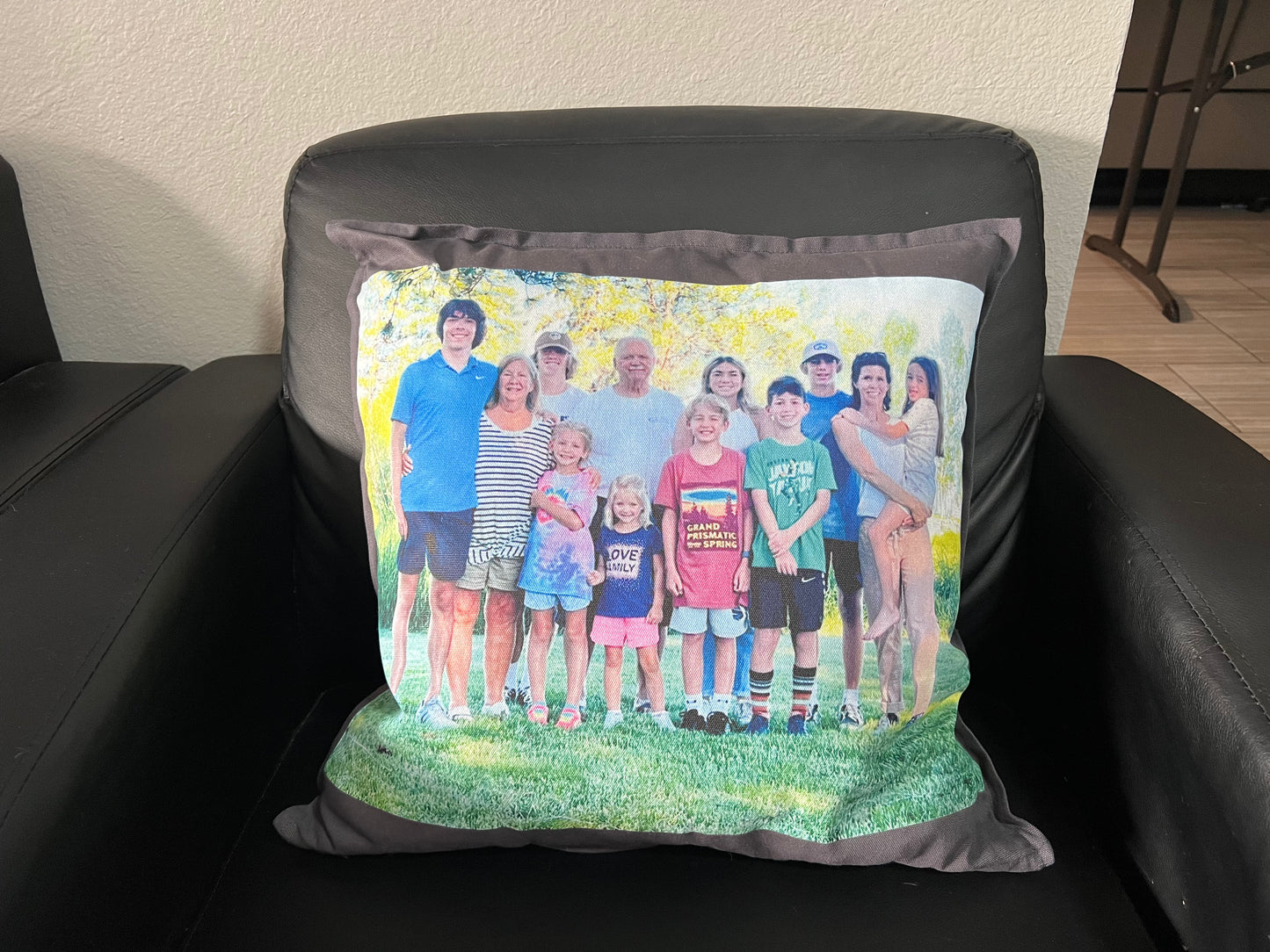 Custom Print 20X20 Pillow- Various Colors
