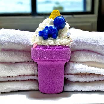 Ice Cream Bath Bomb - Purple