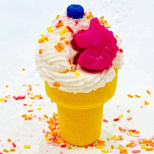 Ice Cream Bath Bomb - Yellow