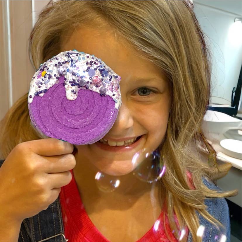 Lollipop Bath Bomb - Purple