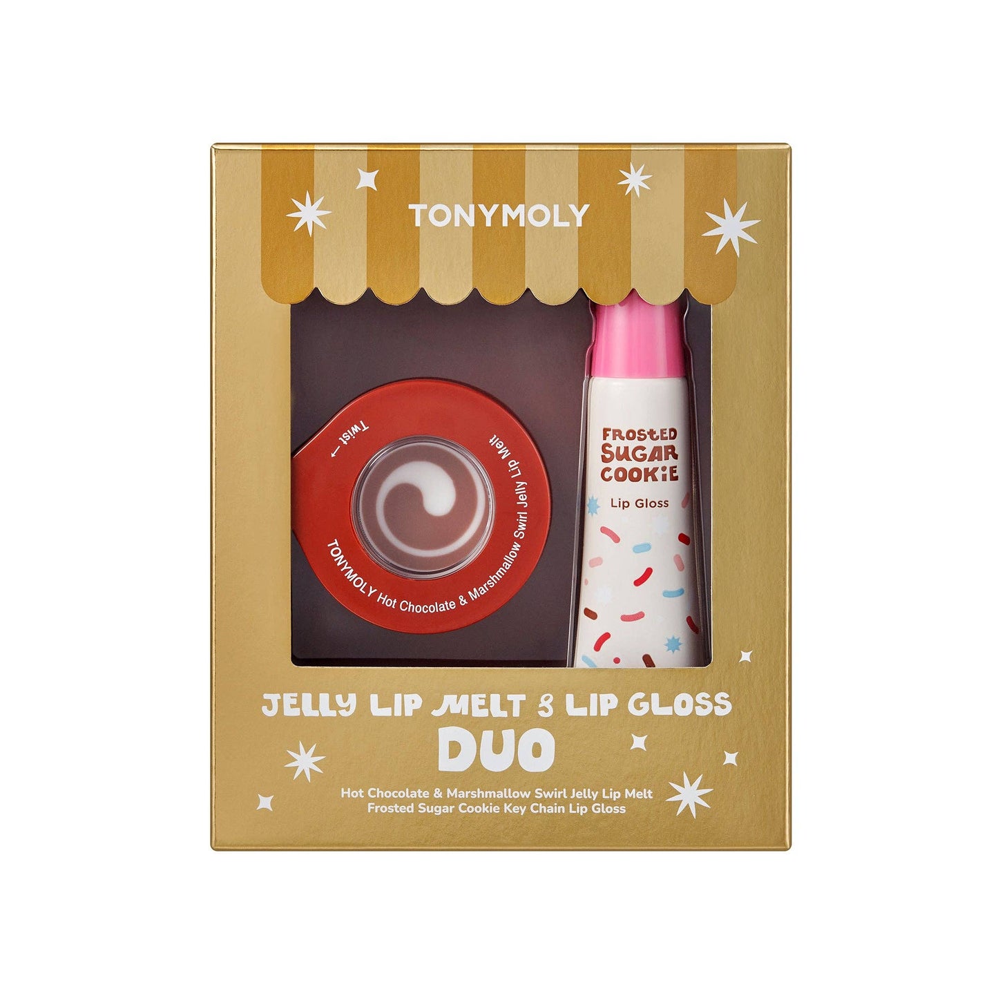 Jelly Lip Melt + Lip Gloss Key Chain Duo