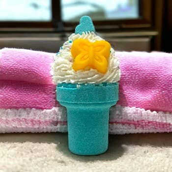 Ice Cream Bath Bomb - Teal