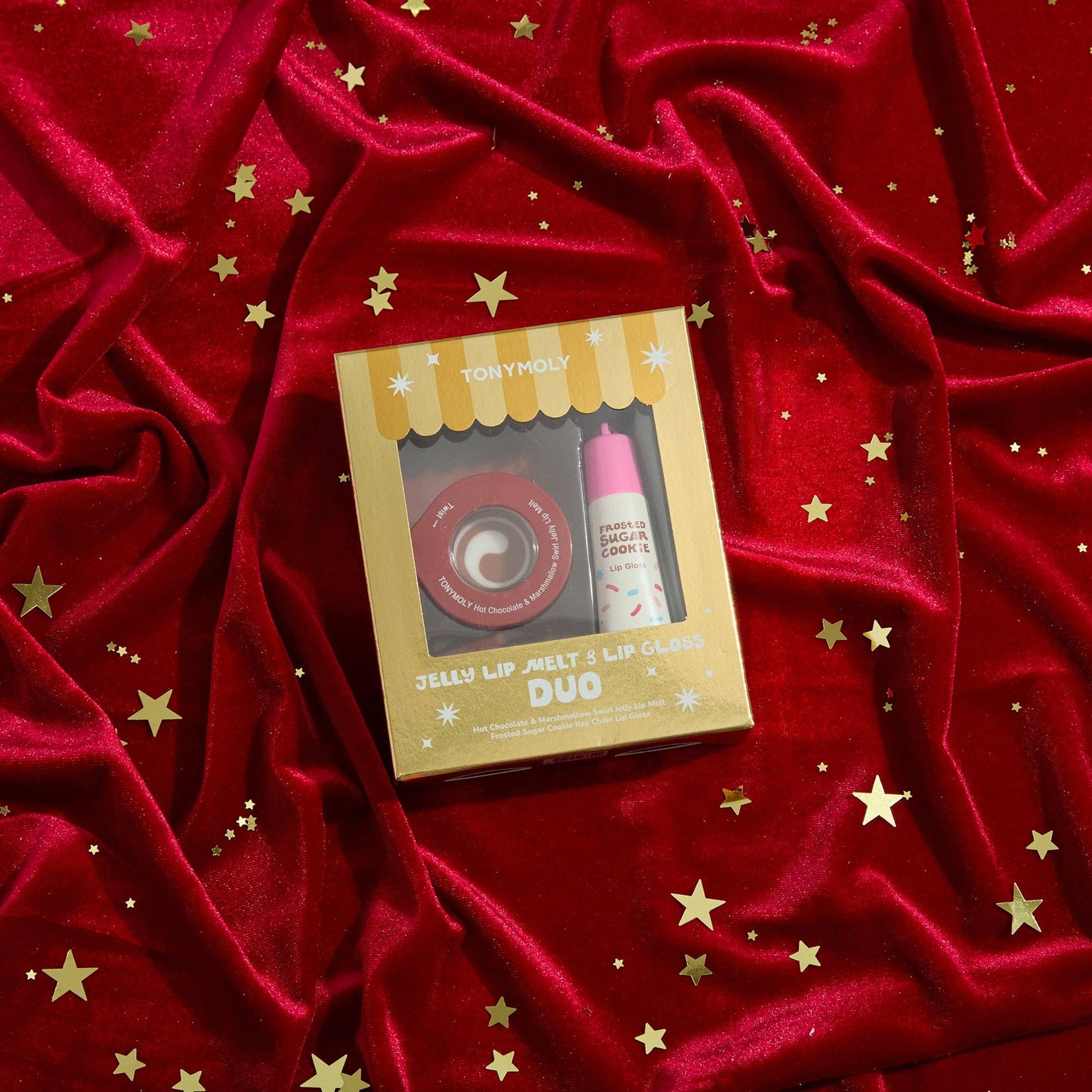 Jelly Lip Melt + Lip Gloss Key Chain Duo