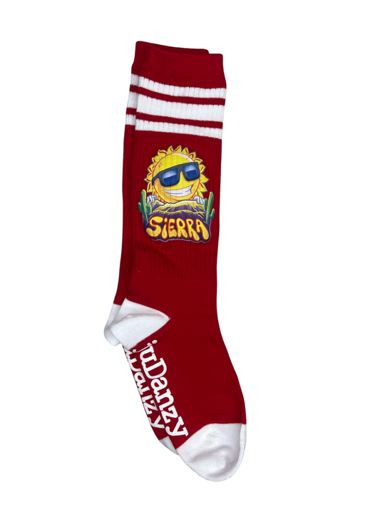 Sierra Suns Sunglass Youth Striped Socks
