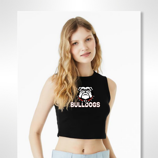 Bulldogs Football Micro Rib Tank