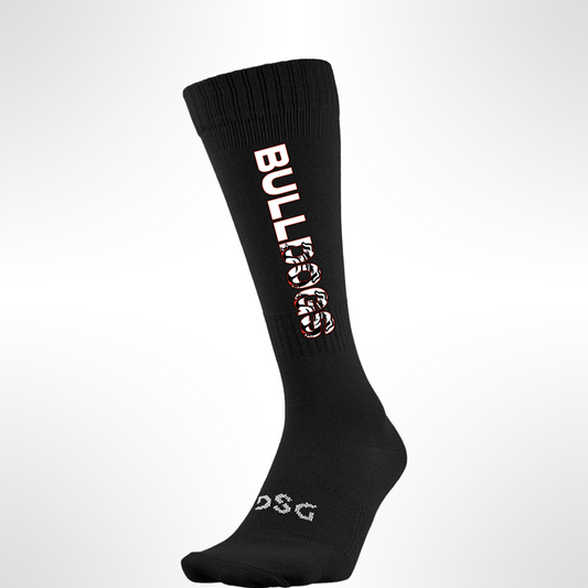 Bulldogs Football Over the Calf Socks