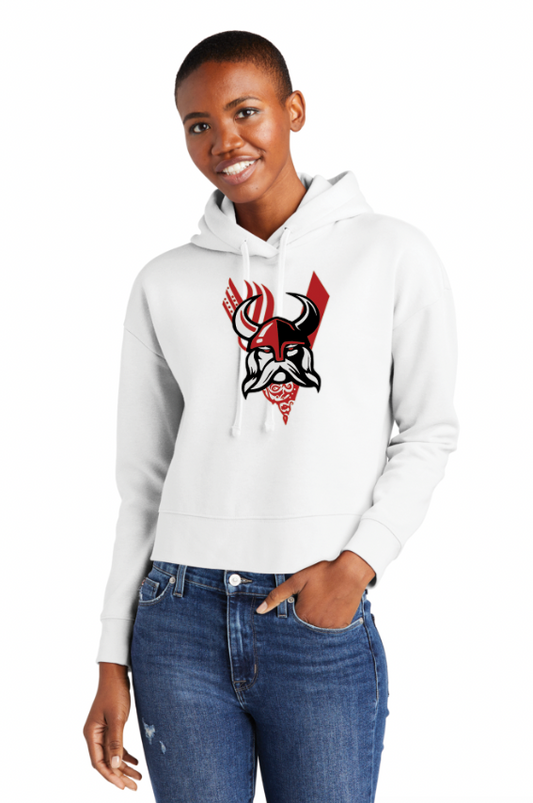 Vikingz Football Women's Crop Hoodie
