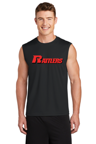 Rattlers Football Sleeveless Performance T-Shirt