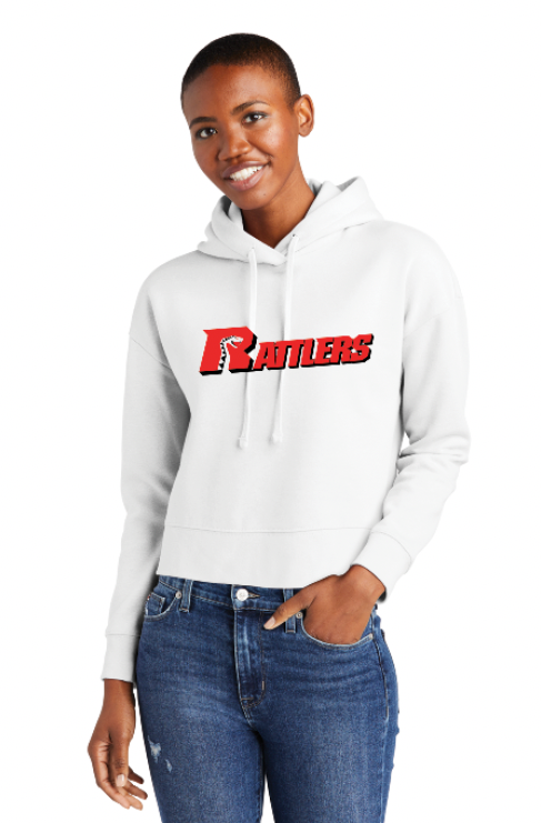 Rattlers Football Women's Personalized Crop Hoodie