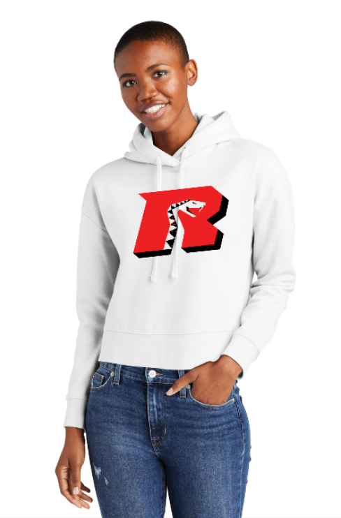 Rattlers Football Women's Personalized Crop Hoodie