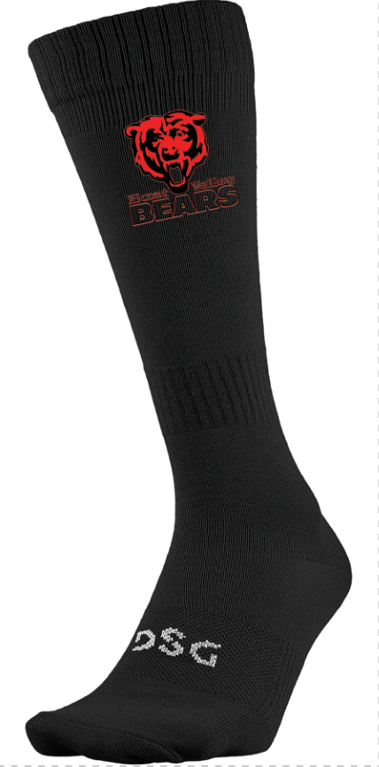 EV Bears Football Over the Calf Socks