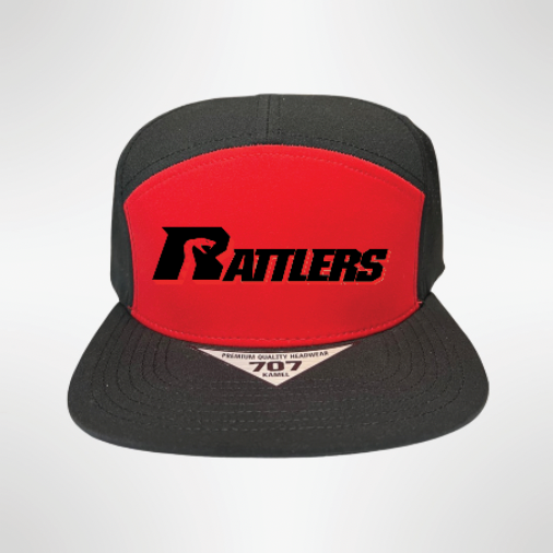 Rattlers Football Hydro Color Block 7 Panel Hat