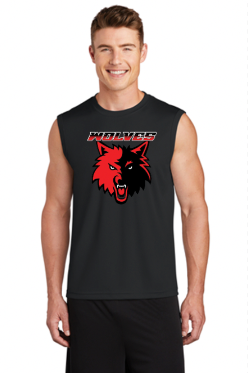 Wolves Football Sleeveless Performance T-Shirt