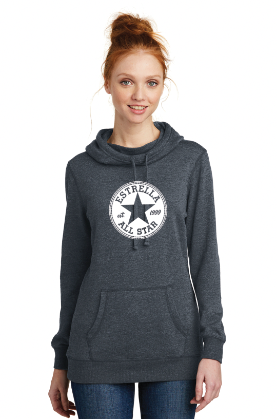 Kyrene Estrella Women's Lightweight Fleece Hoodie Dos Yahoos Print Co.