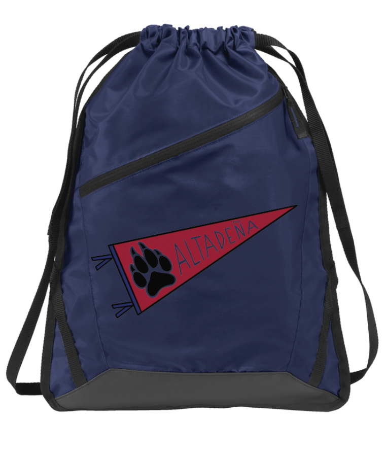 Altadena Panther Pennant Cinch Bag