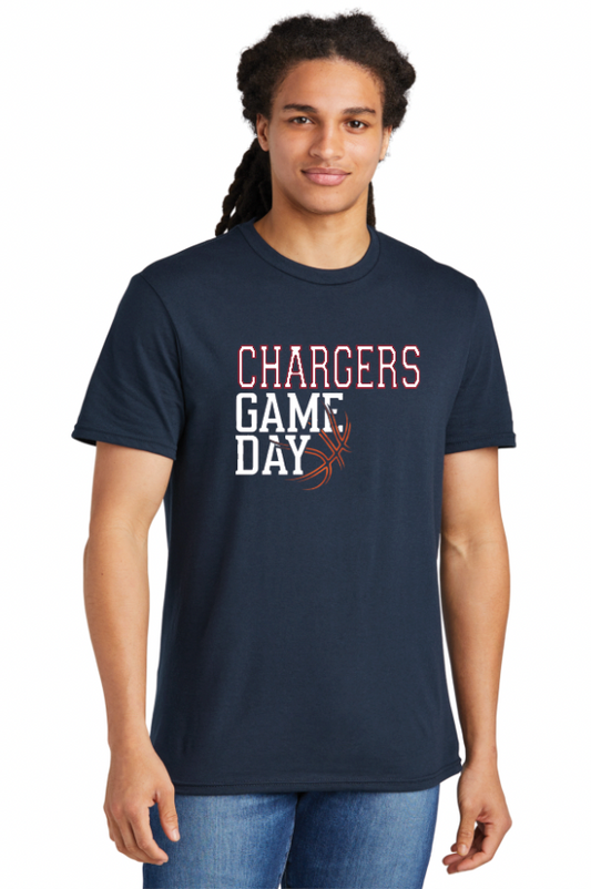 McClintock Chargers Basketball Gameday T-Shirt 2
