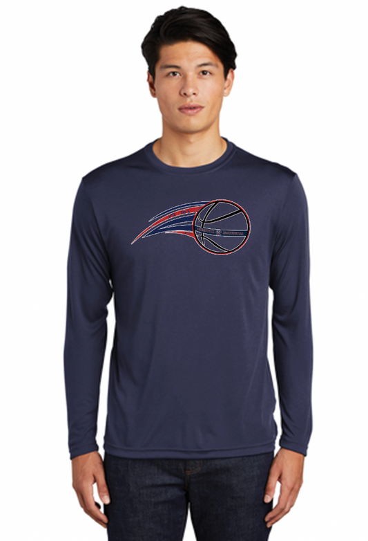 McClintock Chargers Basketball Performance Long-Sleeve T-Shirt 2