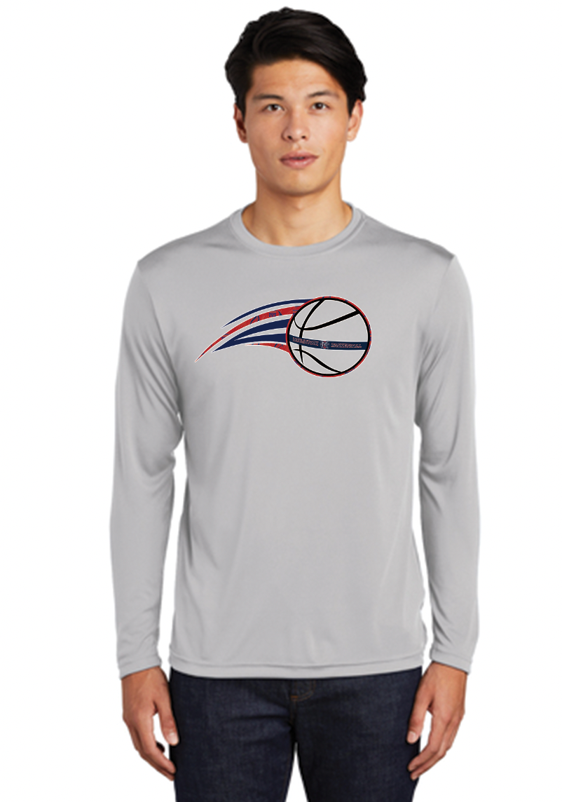 McClintock Chargers Basketball Performance Long-Sleeve T-Shirt 2